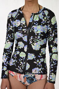 VOLCOM WOMEN'S {R L/S bVK[h NOIR U SURE ZIP bVK[h O΍ UPF50+ UVJbg fB[X T[tB SURFING