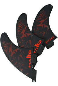 FCS GtV[GX FCS2 FIN tB FT PC+AIR CORE TRI SET M, L BLACK/RED FILIPE TOLEDO tByEgh T[tB SURFING