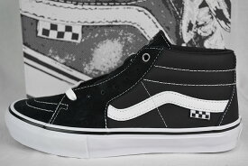 VANS バンズ ヴァンズ SKATE GROSSO MID US LIMITED EDITION US限定 スニーカー BLACK/WHITE/EMO LEATHER スケートボード SKATEBOARDING サーフィン SURFING