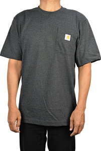 CARHARTT �J�[�n�[�g T�V���c HEAVYWEIGHT S/S POCKET TEE K87 LOOSE FIT ���[�Y�t�B�b�g ���� �|�PTEE ������� MEN'S WOMEN'S �����Y ���f�B�[�X WORKWEAR ���[�N�E�G�A