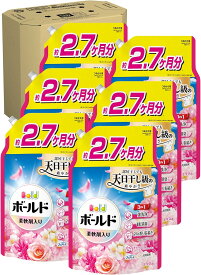 Bold ボールド 柔軟剤入り 洗濯洗剤 液体【華やかおひさまとプレミアムブロッサムの香り】詰替え 1950g×6袋(大容量）