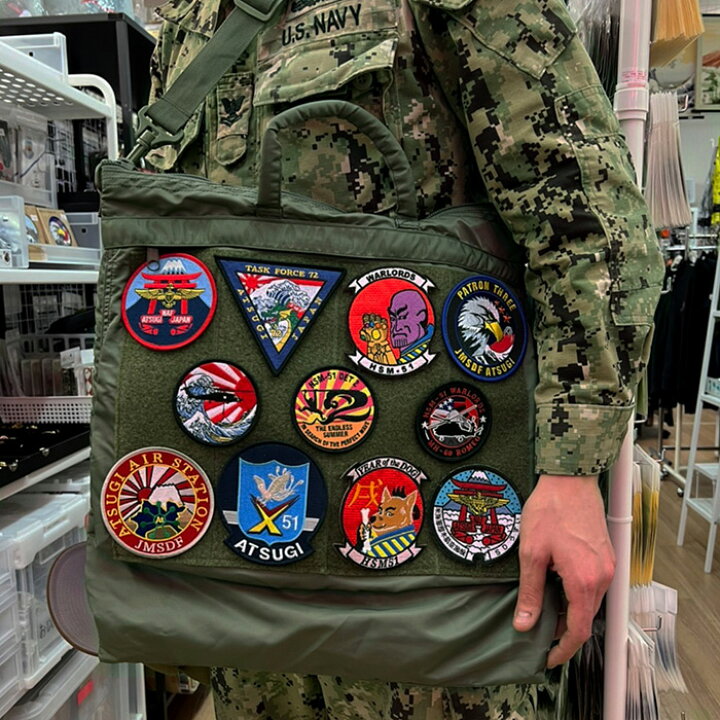 楽天市場】自衛隊グッズ ヘルメットバッグ カスタマイズ USタイプ 