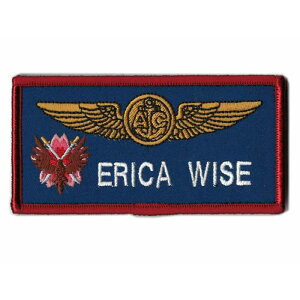 【 文字入れ 】 米軍グッズ ネームタグ アメリカ海軍 U.S.NAVY HSM-77 SABERHAWKS 桜 AIRCREW 「燦吉 さんきち SANKICHI」