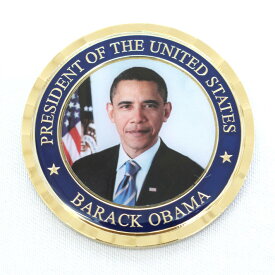 米軍グッズ メダル バラク・オバマ 第44代アメリカ合衆国大統領就任記念 チャレンジコイン「燦吉 さんきち SANKICHI」