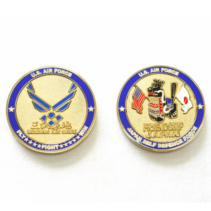 米軍グッズ メダル アメリカ空軍 U.S AIR FORCE 三沢基地 日米友好 フレンドシップ チャレンジコイン | 厚木ＰＸさんきち