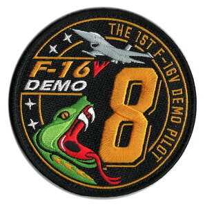 自衛隊グッズ ワッペン 台湾空軍 F-16 DEMO PILOT 「燦吉 さんきち SANKICHI」