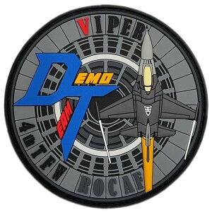 自衛隊グッズ  台湾空軍 第4戦術戦闘航空団 デモチーム ラバーワッペン ROCAF 両面ベルクロ付「燦吉 さんきち SANKICHI」