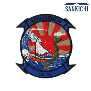 �ČR�O�b�Y U.S. NAVY Reserve VR-51 WIND JAMMERS ���b�y�� �p�b�` JAPANver �u���񂫂� �W�g SANKICHI�v