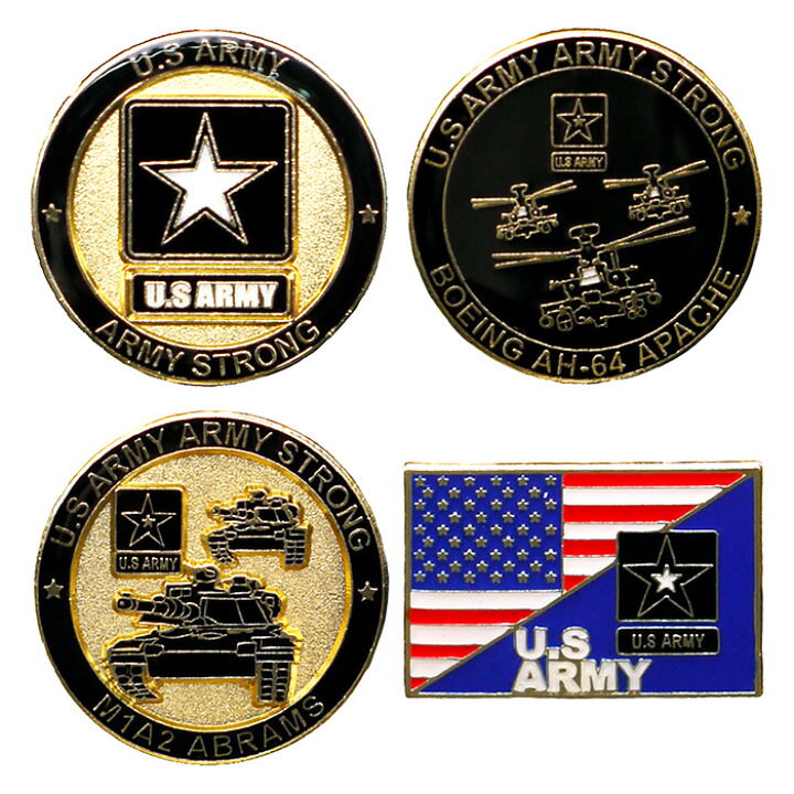 楽天市場】米軍グッズ ピンバッジ 陸軍 海軍 海兵隊 空軍 4個セット 全 