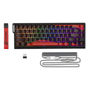 ATTACKSHARKX68PROHE�Q�[�~���O�L�[�{�[�h���s�b�h�g���K�[���C�X�C�b�`�O�̐ڑ����[�h���C�����X/Bluetooth/�L��8K�S�L�[RT0.01mm8K�|�[�����O���[�g128K�X�L�����E���[�g�R�C���P�[�u���t��