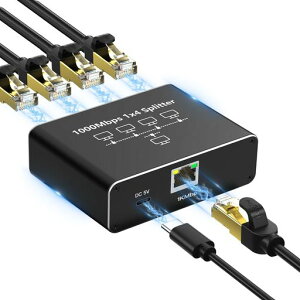 �y4�o�͓����o�́zLAN���z��LAN�n�uRJ45����1000Mbps1����4�o�̓X�C�b�`���O�n�uLAN�P�[�u������Cat5/Cat5e/Cat6/Cat7/Cat8�Ή��l�b�g���[�N�g���l�ғ����o�͗L��LAN���p��