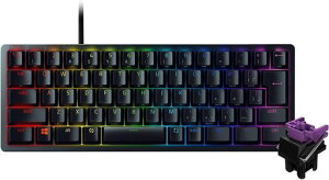 RazerHuntsmanMiniJP���^�Q�[�~���O�L�[�{�[�hClickyOpticalSwitch���{��JP�z��60%���C�A�E�g���w�X�C�b�`������1.5mm�쓮�N���b�L�[�G��ChromaRGB