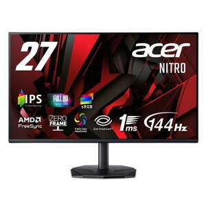 Acer 27�C���` �t��HD 144Hz 1ms(VRB) IPS ����� sRGB 99% AMD FreeSync �u���b�N�u�[�X�g VRB�Ή� �u���[���C�g�ጸ HDMI 1.4 DisplayPort v1.2 �Q�[���r���[�e�N�m���W�[