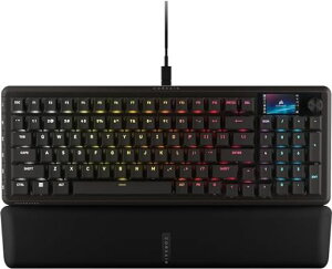 CORSAIRVANGUARD96PRO�L���Q�[�~���O�L�[�{�[�h96%�z��HallEffect���J�j�J��?MLXHyperdrive���j�A�X�C�b�`LCD�X�N���[��FlashtapSOCD8000HzElgato