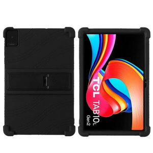 TCL Tab 10 Gen 2 �P�[�X TCL Tab 10 Gen 2 �J�o�[ 10.36�C���` Pokaas �V���R���J�o�[ �\�t�g�V���R�[�� TPU�P�[�X �l�����H�ی� �X�^���h�@�\�t�� ����\ �C�菝�h�~ �ϏՌ� �y�� �_�炩�� �S�ʕی�