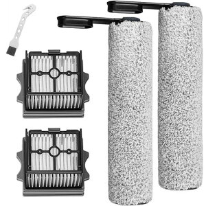 DianSung �u���V���[���[ �Ή�Tineco(�Ή��e�B�l�R) Floor One S5 Combo & S5 Combo Power Kit ���S�̊��������̑|���@�̂��߂̃t�B���^�[�������i�A�t���i�Z�b�g 2 ���[���[�u���V + 2 �̃t�B���^�[