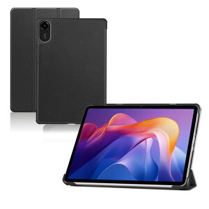 ForRedmiPad2�P�[�X�J�o�[Ubefuu�v���O�܂�X�^���h�@�\�ϏՌ����h�~�y�ʑΉ�RedmiPad2�ی�P�[�X(�u���b�N)
