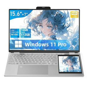 15.6�C���`1920*1080IPS&+7�C���`�^�b�`�X�N���[���m�[�g�p�\�R���yMSOffice2019/Win11Pro�z12����CeleronN100�ő�3.4Ghz/������:DDR416GB/SSD:512GB