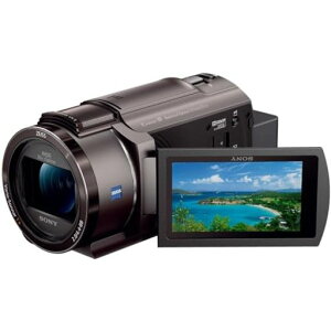 SONY(�\�j�[) 4K �r�f�I�J���� Handycam FDR-AX45A(2022�N���f��) �u�����Y�u���E�� �����������[64GB ���w�Y�[��20�{ ��Ԍ��w��u���␳ FDR-AX45A TI