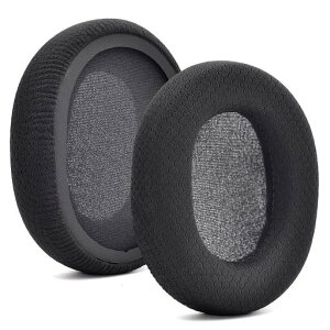 Arctis3/5/7/9�����p�u���b�N�t�@�u���b�N�C���[�p�b�h�N�b�V����SteelSeriesArctis3/Arctis5/Arctis7Arctis9/Arctis1/Arctispro