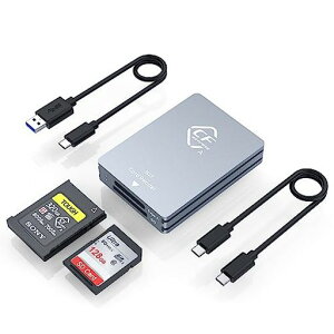 �yCFexpressTypeA/SD�J�[�h���[�_�[�zUSB3.2Gen210Gbps�����]��|OTG�Ή�|iPhone17/16/15ProMax�EMacBookPro/Air�EiPadPro�EiMac�EGalaxyS23�EDell