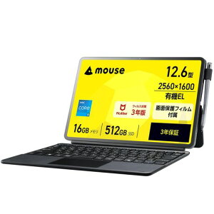 mouse�y3�N�ۏ؁z2in1�^�u���b�g�m�[�g�p�\�R��mouseM2(Corei5-1335U16GB������512GBSSD12.6�C���`Windows11�ی�t�B�����}�J�t�B�[���u�Z�[�t3�N�ő�w���r�W�l�X)