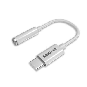 MaGeekRUSBType-C����3.5mm�w�b�h�z���I�[�f�B�I�A�_�v�^USB-C����C���z��AUX�A�_�v�^[�t���f�W�^���n�C���]96kHz/24bit]iPadPro/GooglePixel/Pixel2/3/SamsungS20