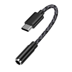 ChrisPow �^�C�vc �C���z�� �ϊ� �A�_�v�^ 18cm HiFi���� USB Type-C 3.5mm 3�� 4�� �I�[�f�B�I �ϊ� �A�_�v�^�[ DAC���� �C���z���W���b�N �ϊ� �ʘb/���y/���ʒ���/�}�C�N/�R���g���[���@�\ �w�b�h�z��