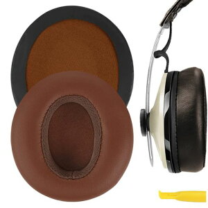 Geekria �C���[�p�b�h�݊��� �p�b�h �[���n�C�U�[ Sennheiser Momentum Over-Ear �w�b�h�z���ɑΉ� �p�b�h �C���[/�C���[�J�b�v (�v���e�C�����U�[/�u���E��)