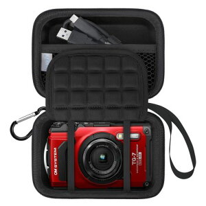 Lacdo �J�����P�[�X �Ή��@�� OM SYSTEM Tough TG-7 /OLYMPUS Tough TG-6 /TG-5 /TG-4 �f�W�^���J���� �n�[�hEVA���ی�J�������[�g���x���o�b�O ���b�V���|�P�b�g�t��