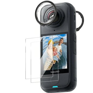 For Insta360 X4 air �t�B���� �J���� �����Y�ی�t�B���� [YEZHU ] 9H ���{���Ɏq�f�� ���w�K���X �����Y �ی�J�o�[ �����K���X�����Y �L�Y�h�~ �����ߗ� �w��h�~ ���˖h�~ �h�o(2