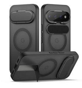 SURITCH ���C�P�[�X�݊���Google Pixel 11 Pro XL 6.8 �C���`�������̔w�ʃJ�o�[�����L�b�N�X�^���h�ƃJ�����ی�@�\�ϏՌ���TPU�o���p�[�ی�X�}�z�P�[�X(�u���b�N)