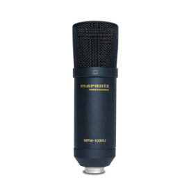 Marantz Professional USBコンデンサーマイク 単一指向性 ゲーミング DTM DAW録音 配信用 ボーカル レコーディング マイククリップ、USBケーブル付属 pc マイク マランツプロ MPM1000U