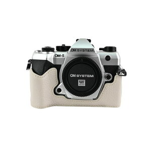 SIUTATDSH �J�����P�[�X ��t���v �K�p OM SYSTEM om5 ii OM-5 Mark II �P�[�X �J�����z���_�[�A�ϐk�E�ϏՌ��E�֌g�E�O�r�ݒu�ł��A�d�r�����ł��B (�z���C�g)