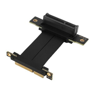 VBESTLIFE M.2�AWiFi�AFirewire�AUSB�A�T�E���h�J�[�h�ȂǗp�� PCIe 4.0 X4 ���C�U�[ �P�[�u���A90° �t���L�V�u�� GPU �O���t�B�b�N�X �J�[�h�����P�[�u�� (5cm)