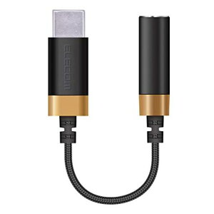 �G���R���w�b�h�t�H���A�_�v�^�[�ϊ��P�[�u���yType-Cto��3.5mm4�ɃC���z���[�q(�ʘb�Ή�)�z���ϋv�n�C���]�Ή��u���b�NAD-C35SDBK