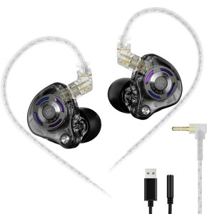 KZ Gale �C���z�� �L�� �J�i���^ HiFi �d�ቹ �n�C���] �C���t�H�� �����S�n���K ���^�E�y�� �Չ� �Q�[�~���O�C���z�� ���y �Q�[�� �ʋ� �����j���O �p (���A3.5mm�A�}�C�N�Ȃ�)