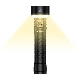 WurkkosTS27LED�����d���o�������C�g�t��3200���[���������P�x�����d��845m�Ǝ˔͈�Type-C�[�d��3�̃��C�g���[�hIP68�h���L�����v�n�C�L���O�A�E�g�h�A