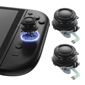 eXtremeRate Nintendo Switch 2 Joy-Con�ɑΉ��p����3D�W���C�X�e�B�b�N�AJoy-Con 2���E�R���g���[���[�Ή��A�i���O�X�e�B�b�N �T���X�e�B�b�N�A�C���H��t�� �}���`�J���[�y�u���b�N�z
