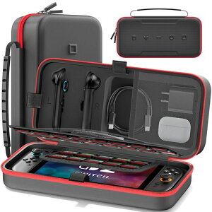 �ySwitch2/�ʏ�/�L�@EL���f���Ή��zSwitch�P�[�X���[�o�b�O��e�ʃX�C�b�`���[�|�[�`�����^�ѕ֗��X�C�b�`�{��/Joy-Con/�d���A�_�v�^/26���Q�[���J�[�h/�P�[�u��/�C���z���ȂǑS�����[�\�h�c