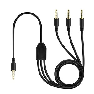 Duttek3.5mm�I�[�f�B�I���z�P�[�u��3��/TRS�C���z������R�[�h3���z�P�[�u���A�X�}�[�g�t�H���E�R���s���[�^�[�EMP3�E�C���z���E�X�s�[�J�[�p3.5mm�I�X�I�X�w�b�h�z���X�v���b�^�[�ϊ��P�[�c