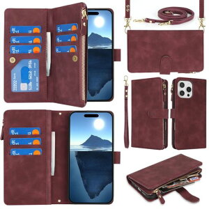 Eastwave �A�C�t�H�� 16 Pro Max �P�[�X For iPhone 16promax ��|���P�[�X For iPhone 16 Pro Max �蒠�^ ���z�^ IC�J�[�h �R�C���|�P�b�g �X�g���b�v�t�� �J�[�h ���[ ���K����