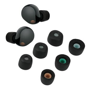 kwmobile 6x �C���[�`�b�v Sony WF-1000XM5�Ή� �C���[�s�[�X - �����p �p�b�h S/M/L�T�C�Y ���F