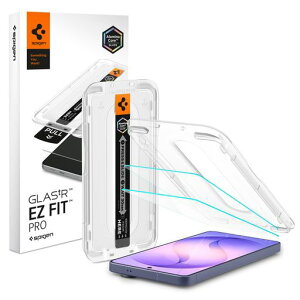 Spigen Galaxy S26 Ultra �����K���X�t�B���� 2���� 10H+ �d�x �\��t���L�b�g�t�� �w��h�~ �i�m�R�[�e�B���O ��U�h�~ �ی�t�B���� EZ Fit Pro AGL11068 (�N���X�^���E�N���A)