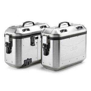 GIVI(�W�r) �o�C�N �T�C�h�P�[�X �e36L �A���~�� TREKKER DOROMITI�V���[�Y DLMK36A PACK2 ���E�Z�b�g �V���o�[ 26014