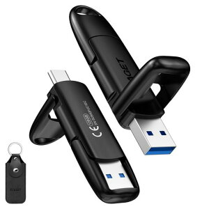 EAGET �O�t��SSD 128GB USB3.2 Gen1 550MB/s USB Type-C&USB-A�Ή� �X�e�B�b�NSSD �|�[�^�u��SSD ����➑�