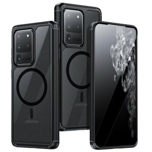 Guizzcg Samsung Galaxy S20 Ultra �P�[�X,[Mag-Safe�Ή�],�������}�b�g�ϏՌ� �}�b�g���P�[�X ��ʕی� �����Y�ی� ����~�� �w��h�~ �S�ʕی�,�}�b�g�u���b�N