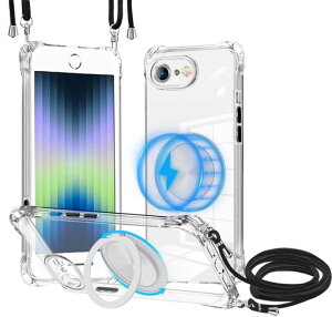 iPhoneSE3SE2SE8�p�P�[�X�N���AMagSafe�Ή������O�X�^���h360�x��]�ł���p�l�b�N�V�����_�[�����ق�SE3�J�o�[���|����|���΂߂����R�t���؍��ϏՌ��ČRMIL�K�i�擾�X�^���h�@�\