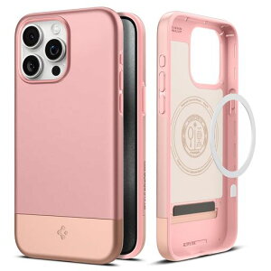 Spigen�y�n��18�N�̋Z�p�́ziPhone15Pro�P�[�XMagSafe�ϏՌ��Ռ��z���}�O�l�b�g���ڎC�菝�h�~���C�����X�[�d�Ή��}�O�l�b�g�����h�~�X�^�C���E�A�[�}�[�}�O�t�B�b�gACS06745(���[�Y�E�S�[���h)