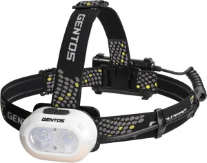 GENTOS(�W�F���g�X) LED �w�b�h���C�g USB�[�d�� �y���邳 760 ���[����/���p�_�� 3.5 ����/�㕔�F�����z ��p�[�d�r�܂��͒P3�`�d�r3�{ (�ʔ���) �g�p �{�C�X�R���g���[���w�b�h���C�g GD-V102H